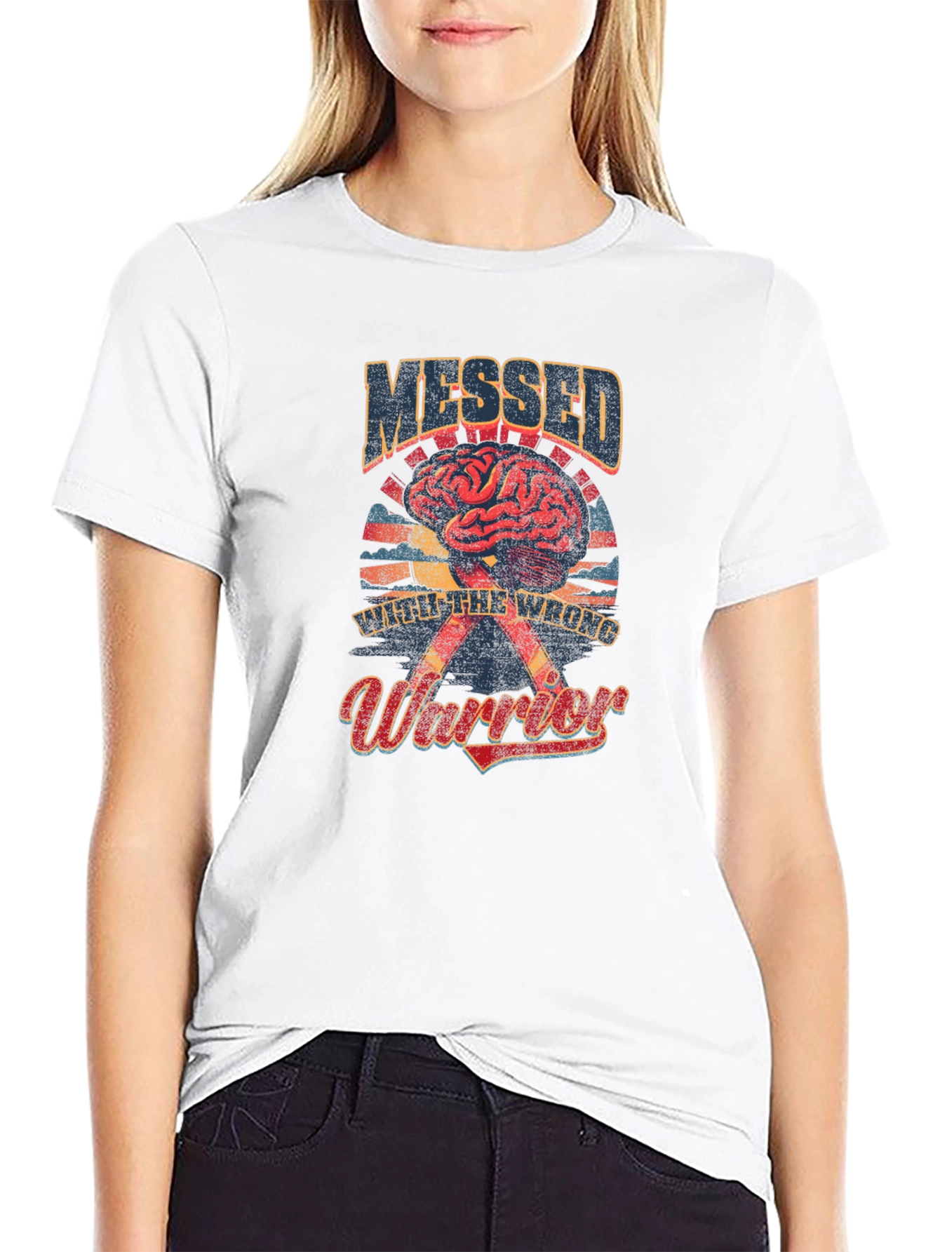Messed With The Wrong Warrior Graphic Tee