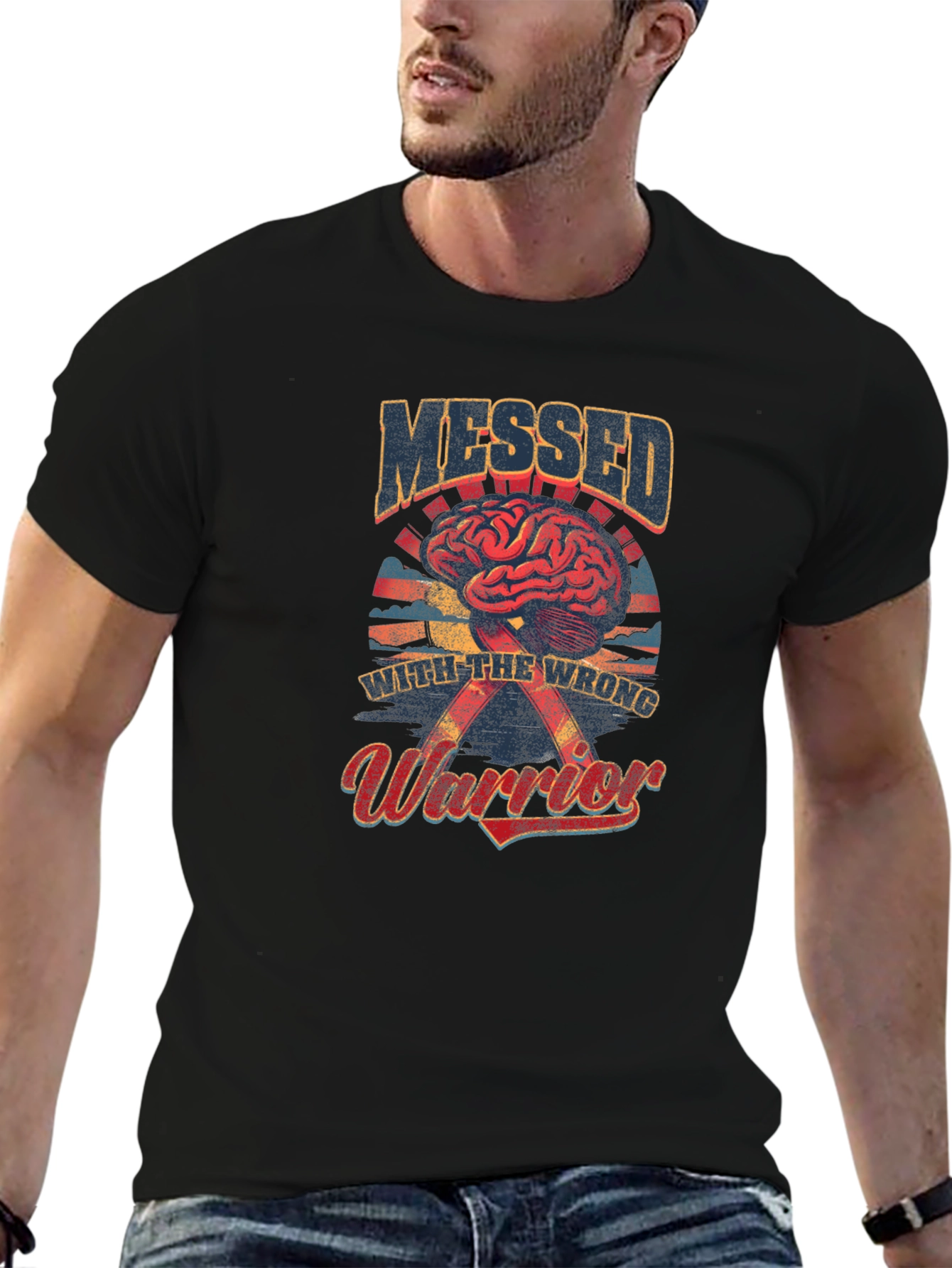 Messed With The Wrong Warrior Graphic Tee