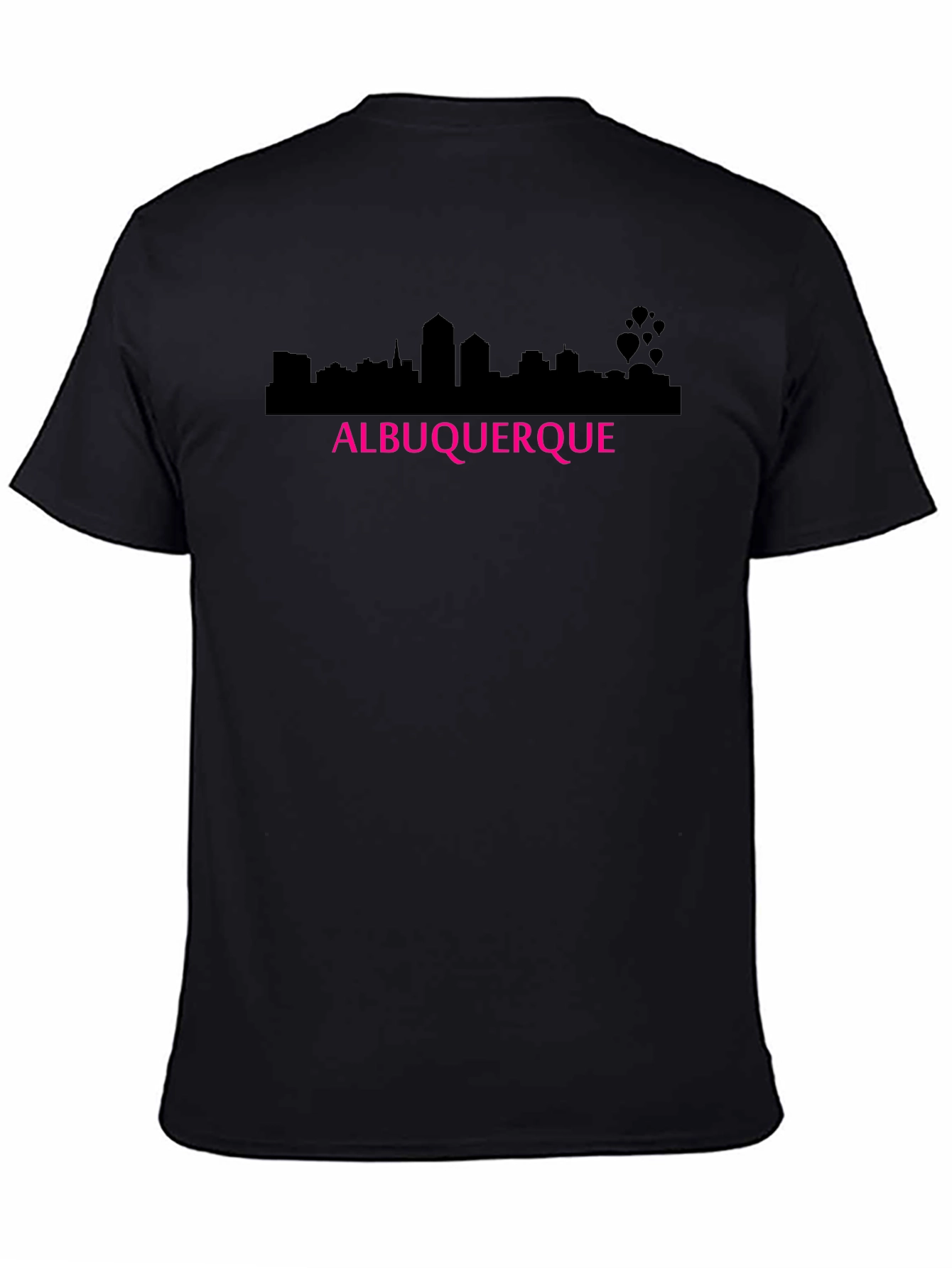 Albuquerque Skyline Black T-Shirt