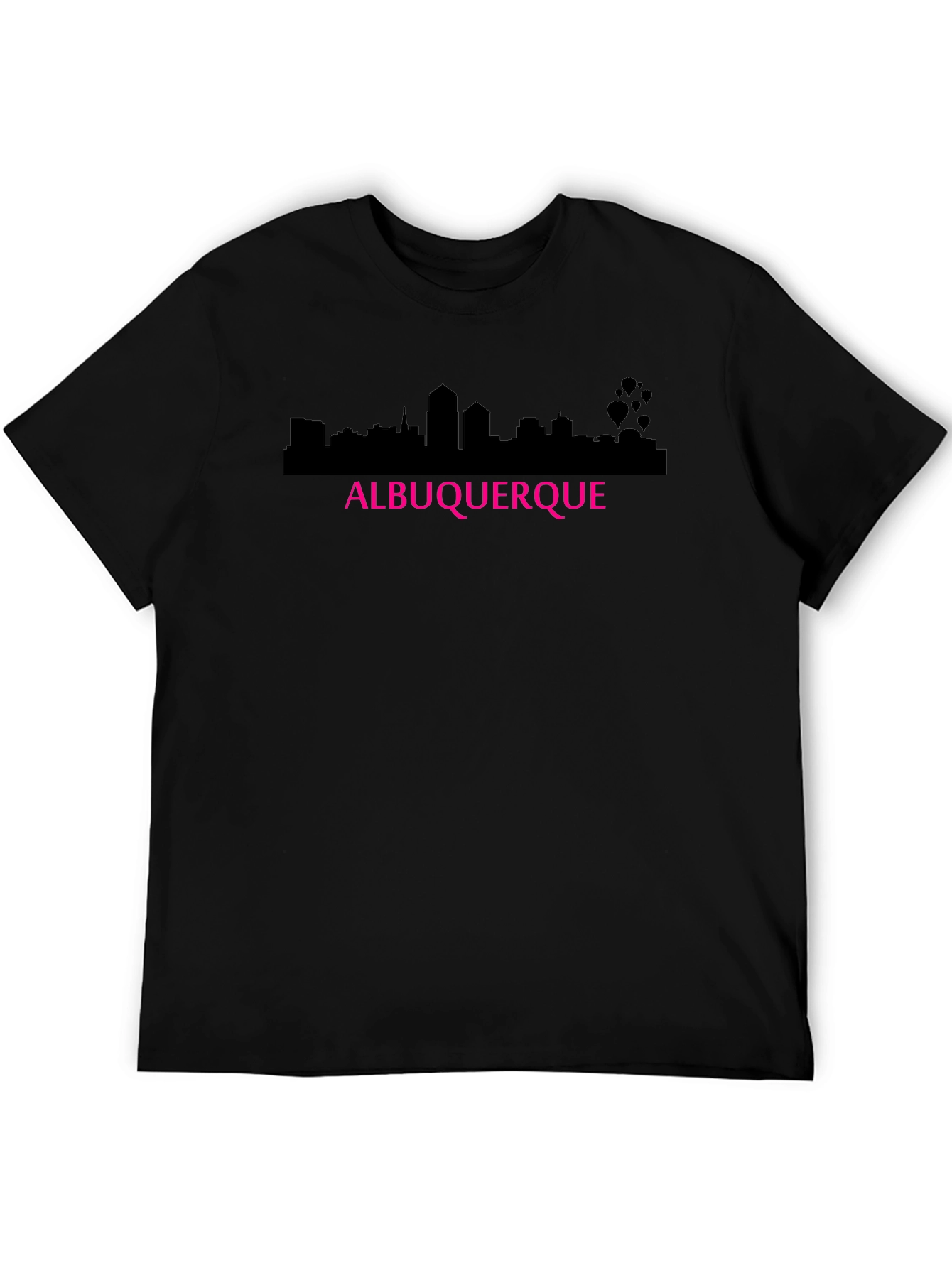 Albuquerque Skyline Black T-Shirt