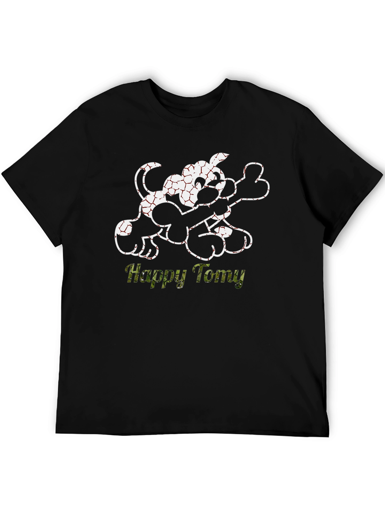 Happy Tomy T-Shirt - Dog & Bone Graphic Tee