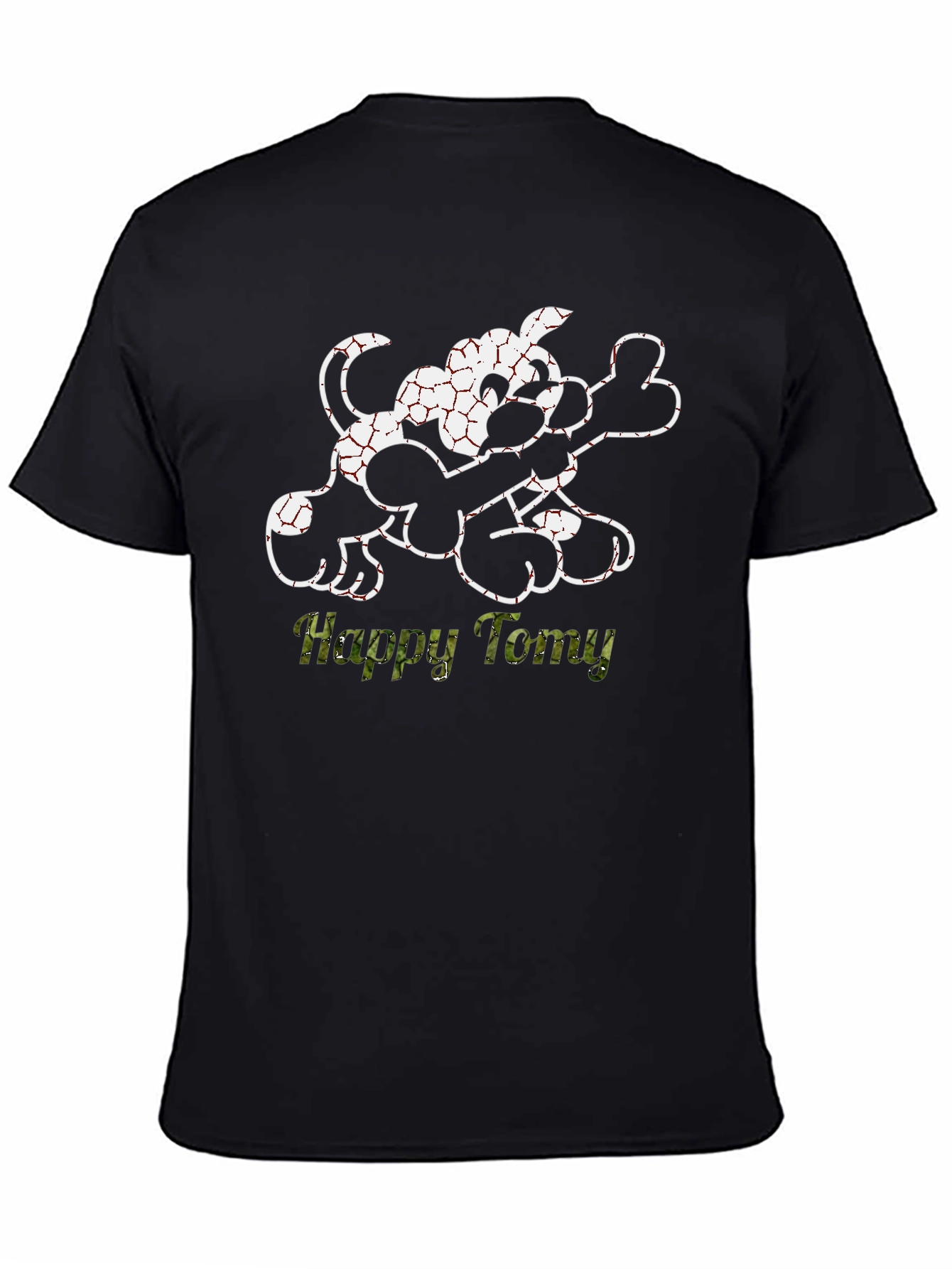 Happy Tomy T-Shirt - Dog & Bone Graphic Tee