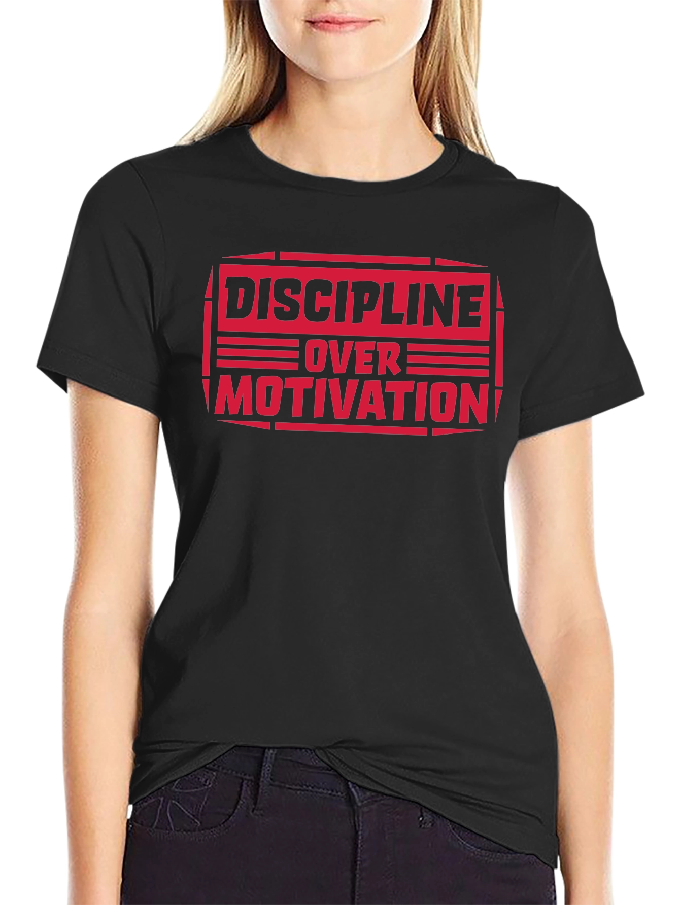 Discipline Over Motivation Graphic Tee