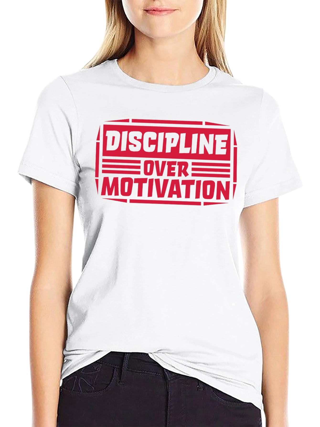 Discipline Over Motivation Graphic Tee