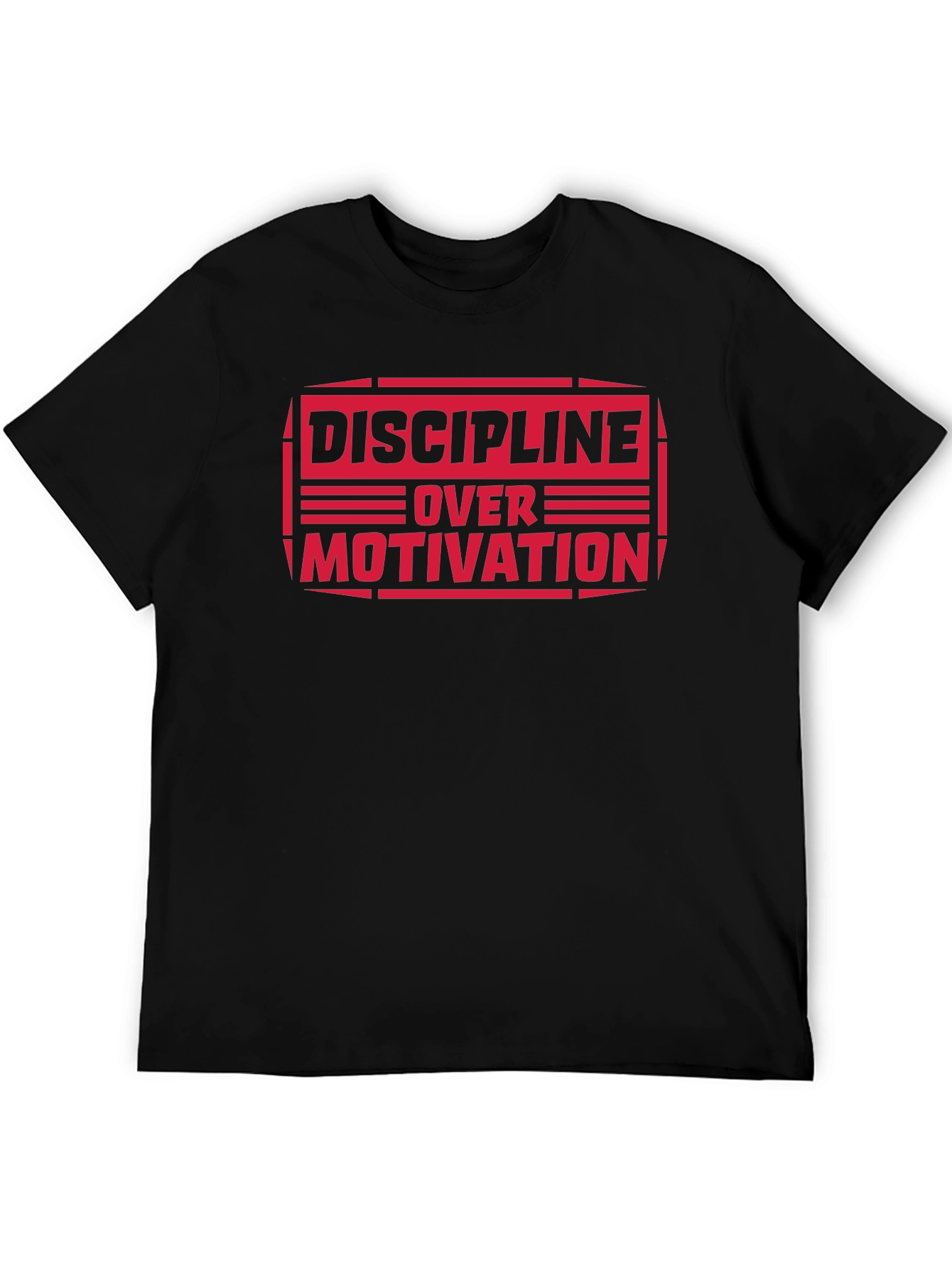 Discipline Over Motivation Graphic Tee