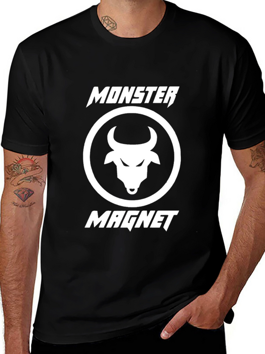 Monster Magnet Black T-Shirt - Bold Graphic Tee