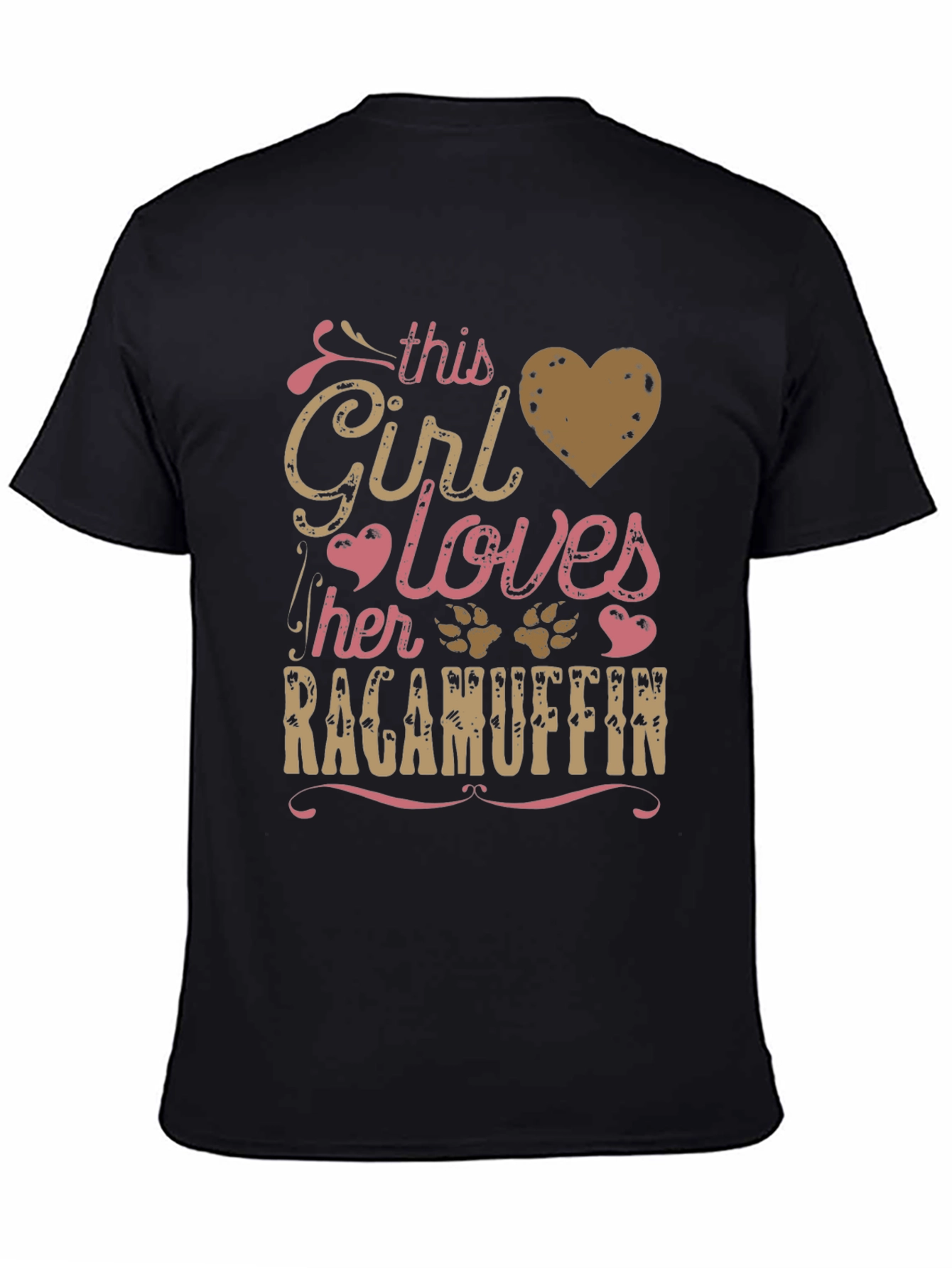 Girl Loves Ragamuffin Dog Breed T-Shirt