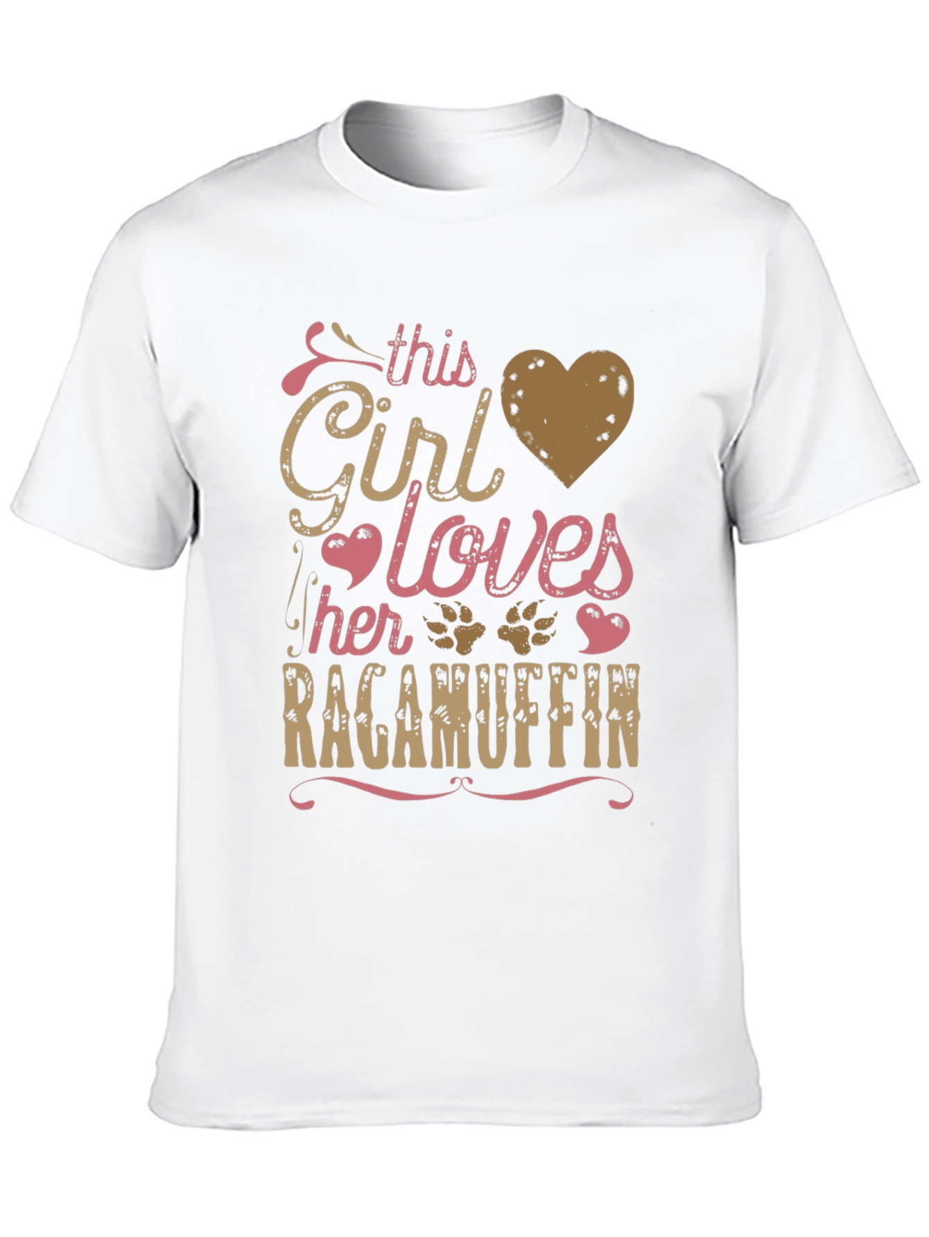 Girl Loves Ragamuffin Dog Breed T-Shirt