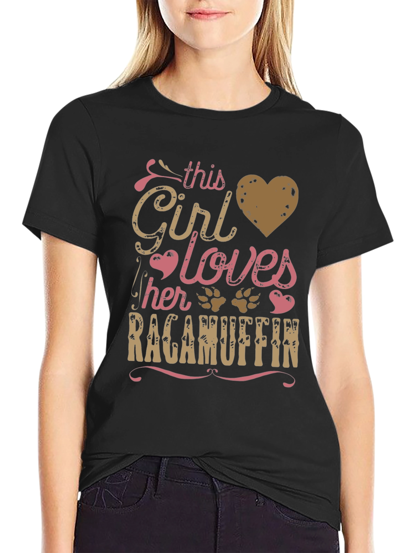 Girl Loves Ragamuffin Dog Breed T-Shirt