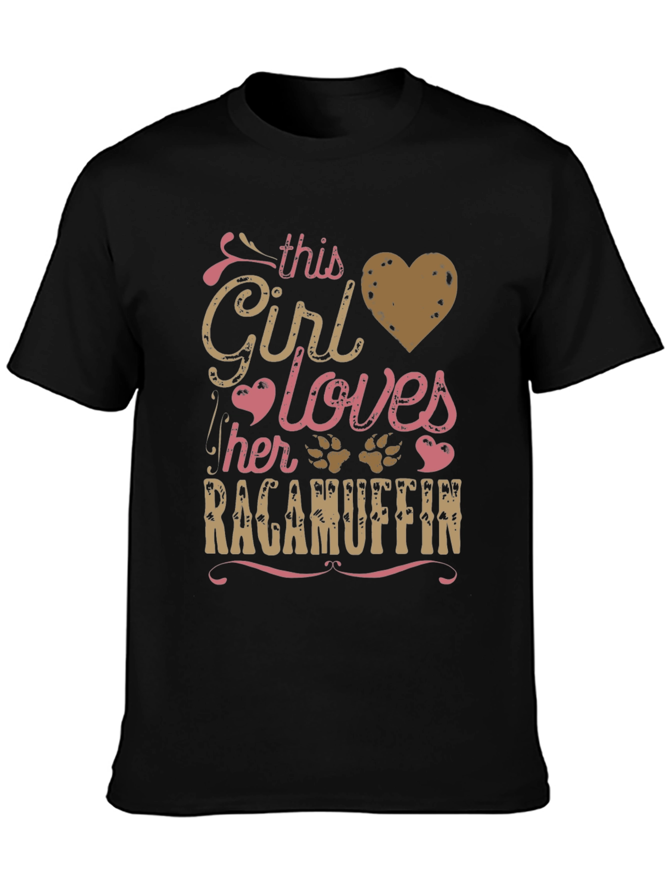 Girl Loves Ragamuffin Dog Breed T-Shirt