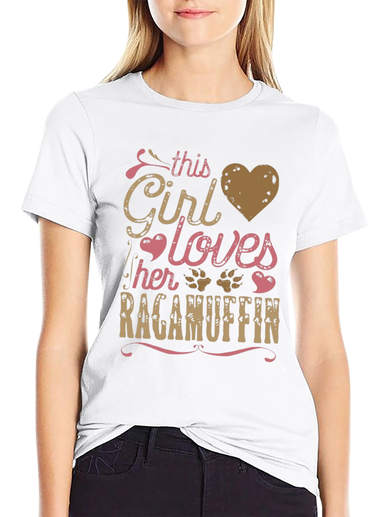 Girl Loves Ragamuffin Dog Breed T-Shirt