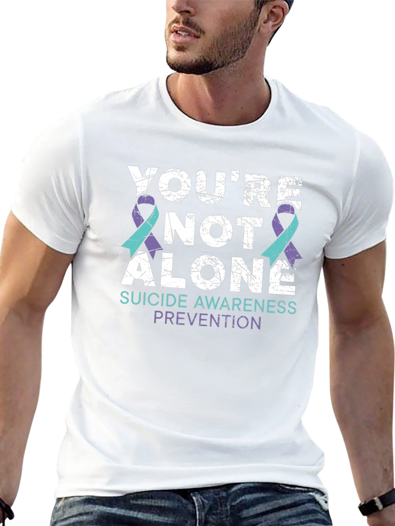 Youre Not Alone Suicide Awareness T-Shirt