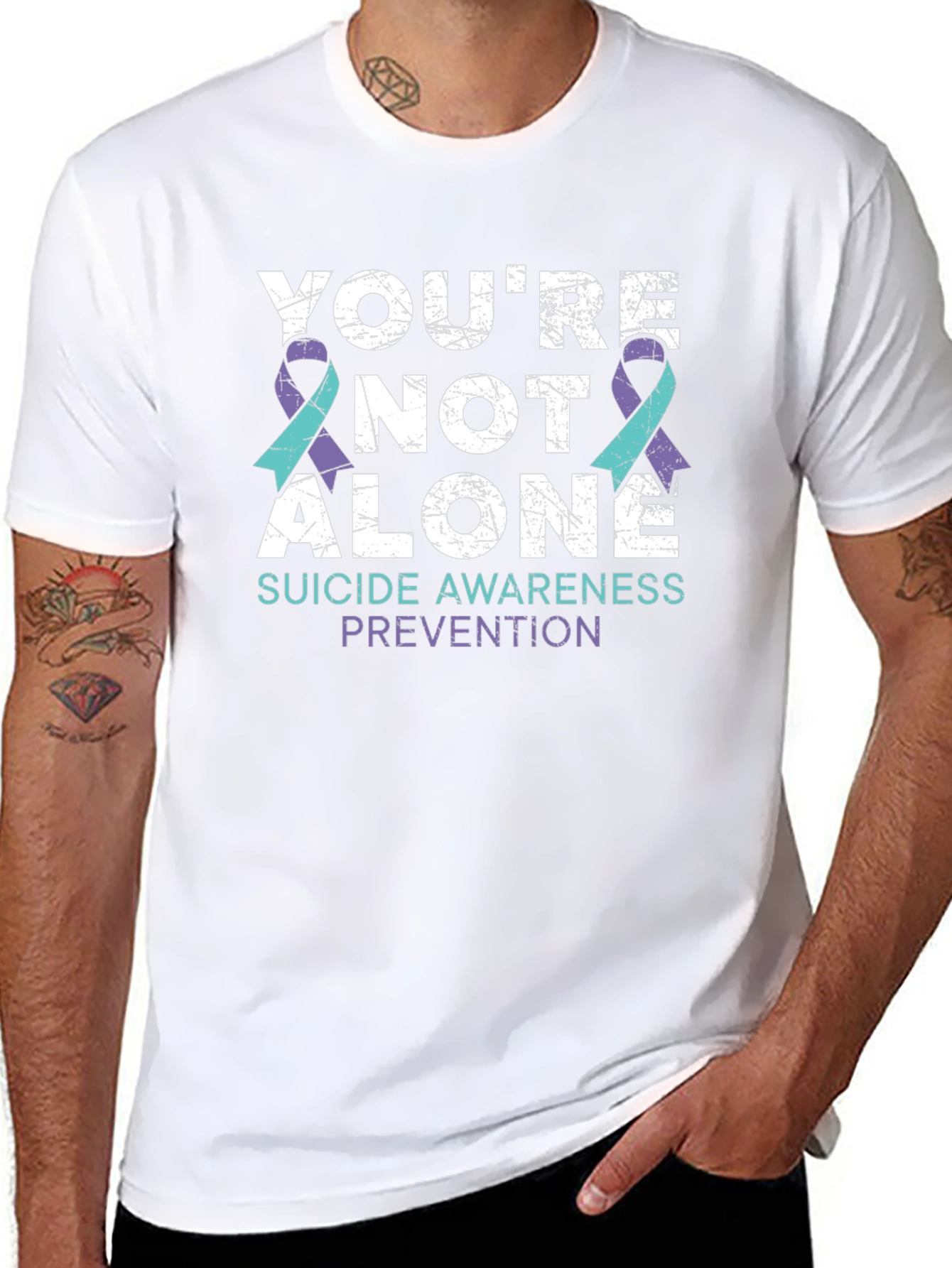 Youre Not Alone Suicide Awareness T-Shirt