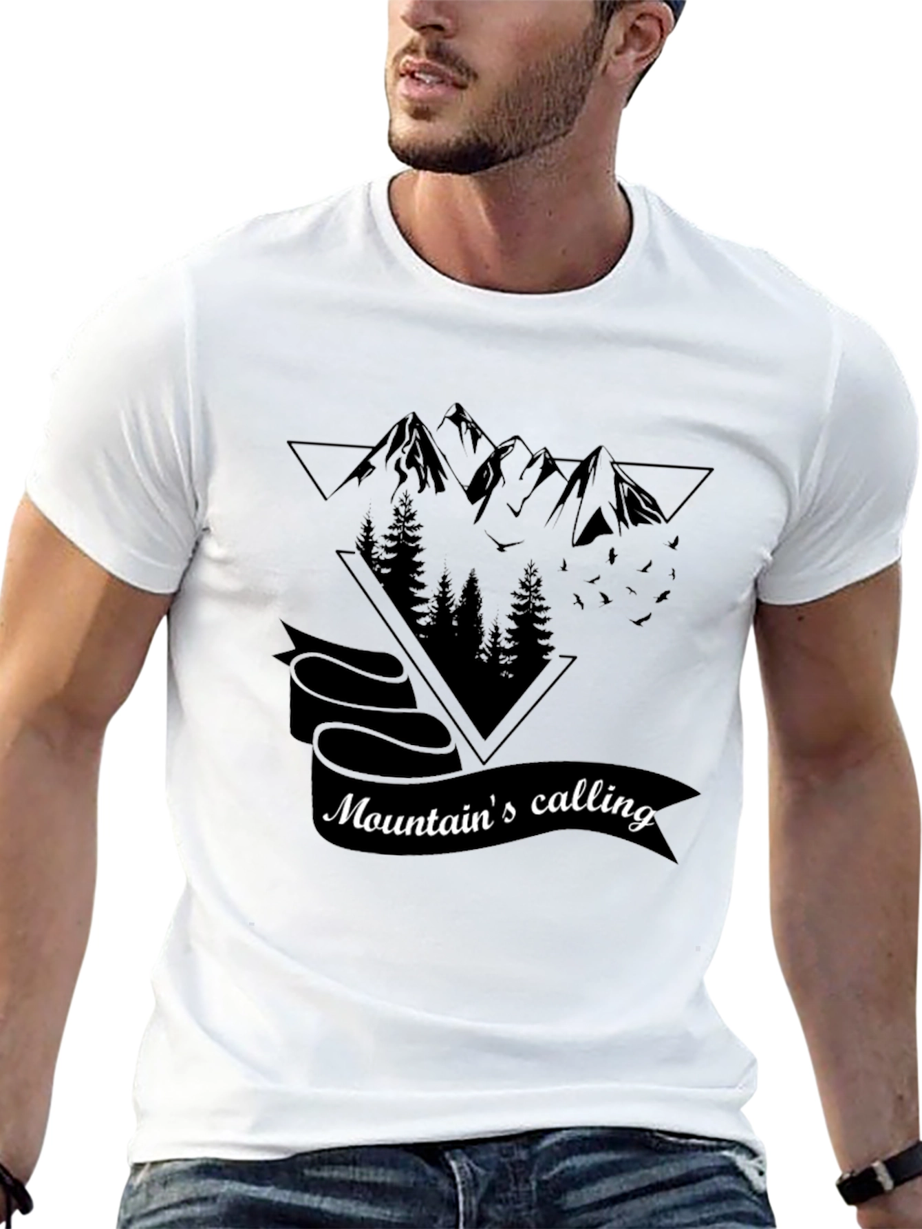 Mountains Calling Graphic Tee - Adventure Ready