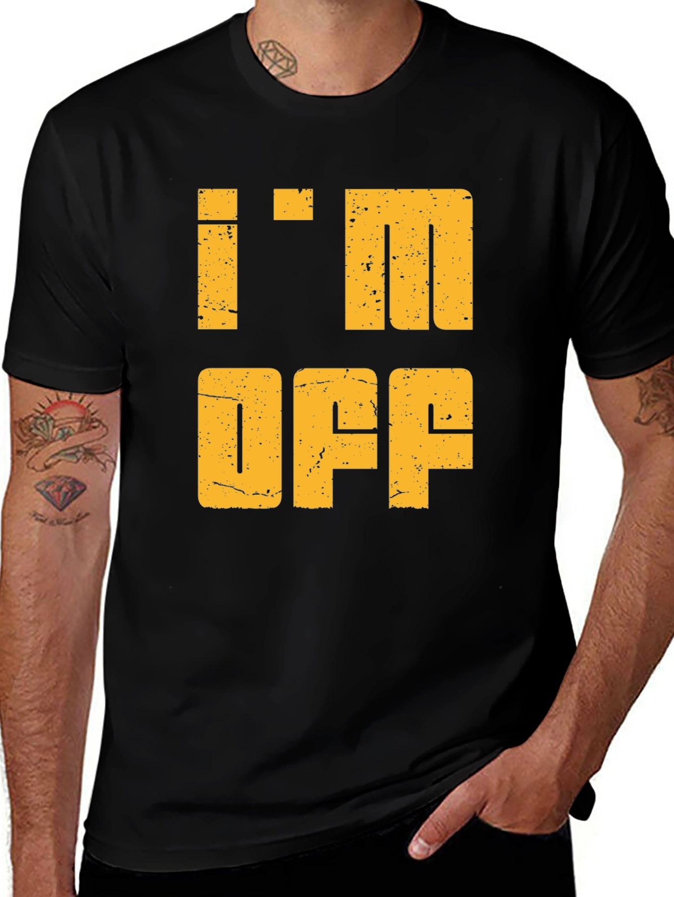 Im Off Graphic Tee - Relaxed Weekend Vibes