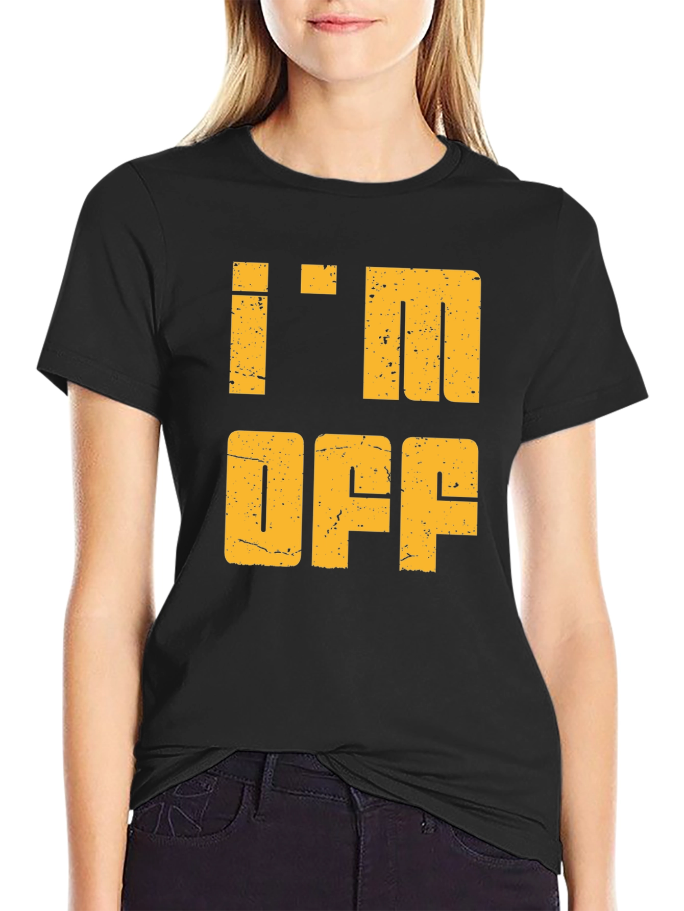 Im Off Graphic Tee - Relaxed Weekend Vibes