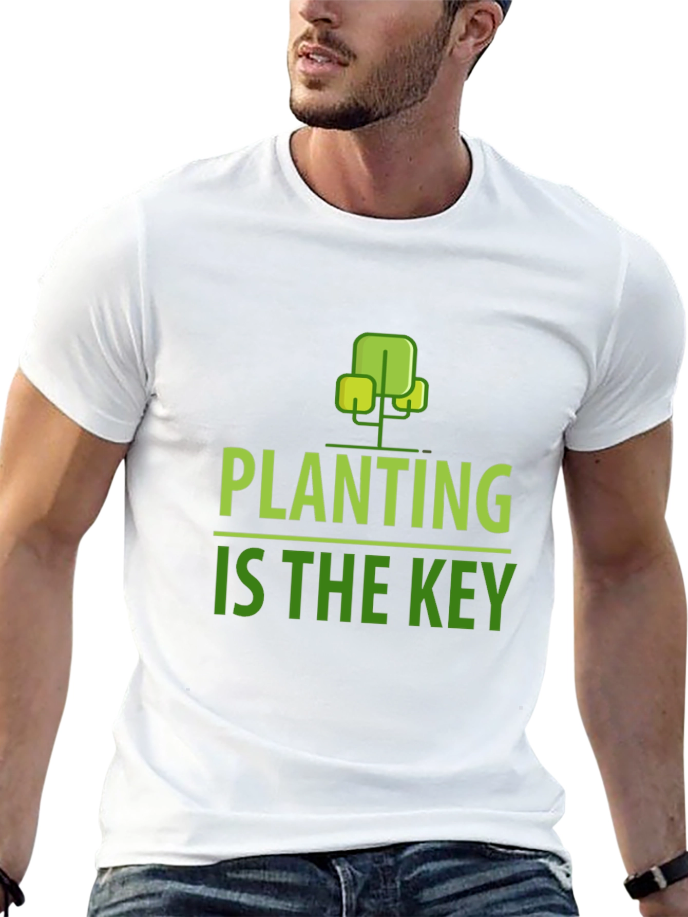 Planting is the Key Graphic Tee - Eco-Friendly