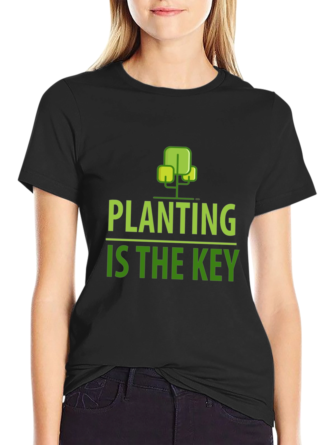 Planting is the Key Graphic Tee - Eco-Friendly