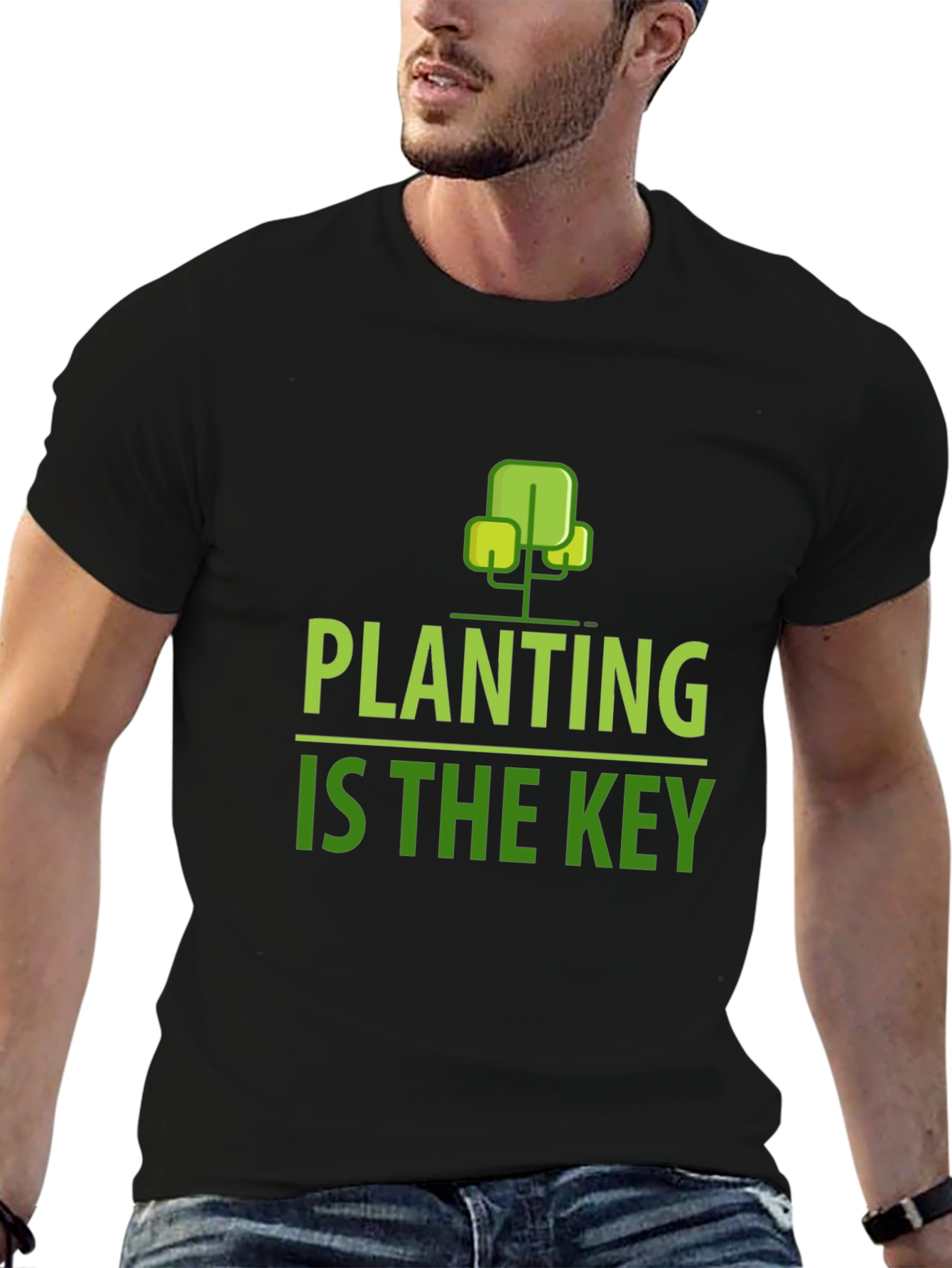 Planting is the Key Graphic Tee - Eco-Friendly