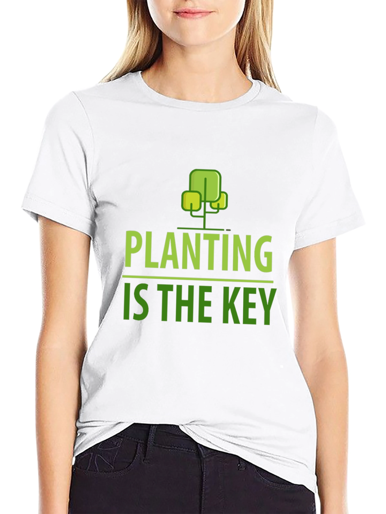 Planting is the Key Graphic Tee - Eco-Friendly
