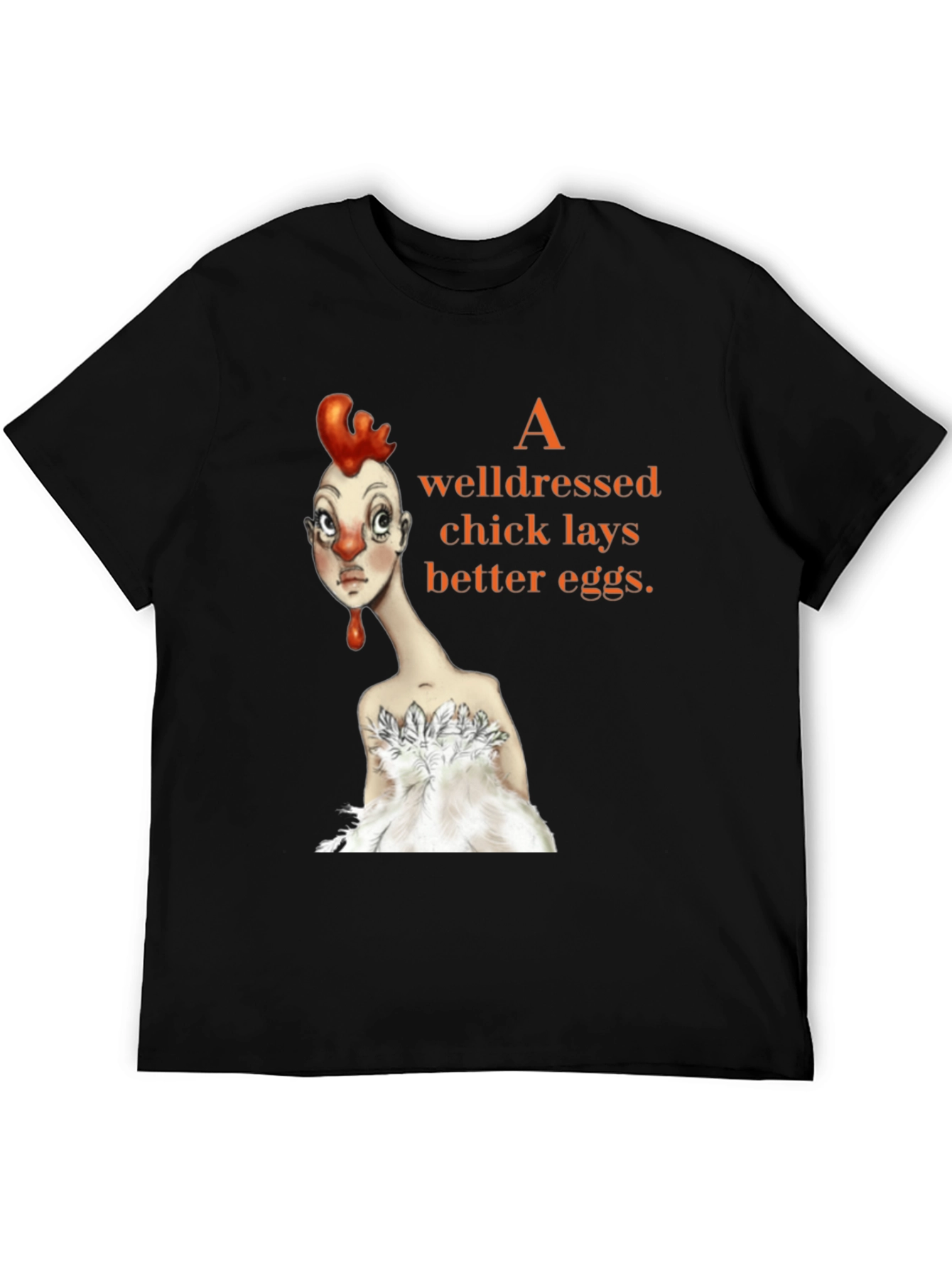 Well-Dressed Chick Graphic Tee