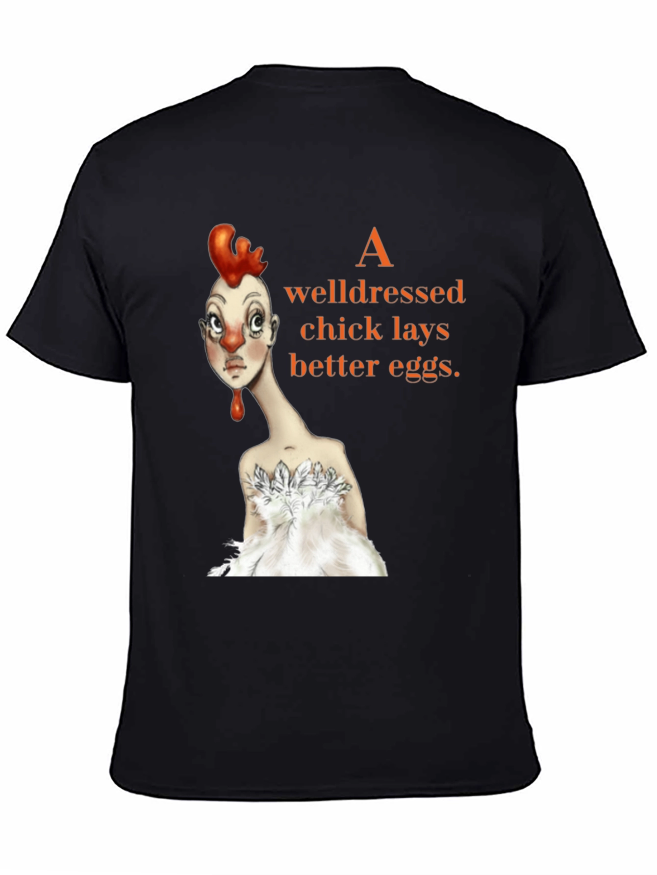 Well-Dressed Chick Graphic Tee
