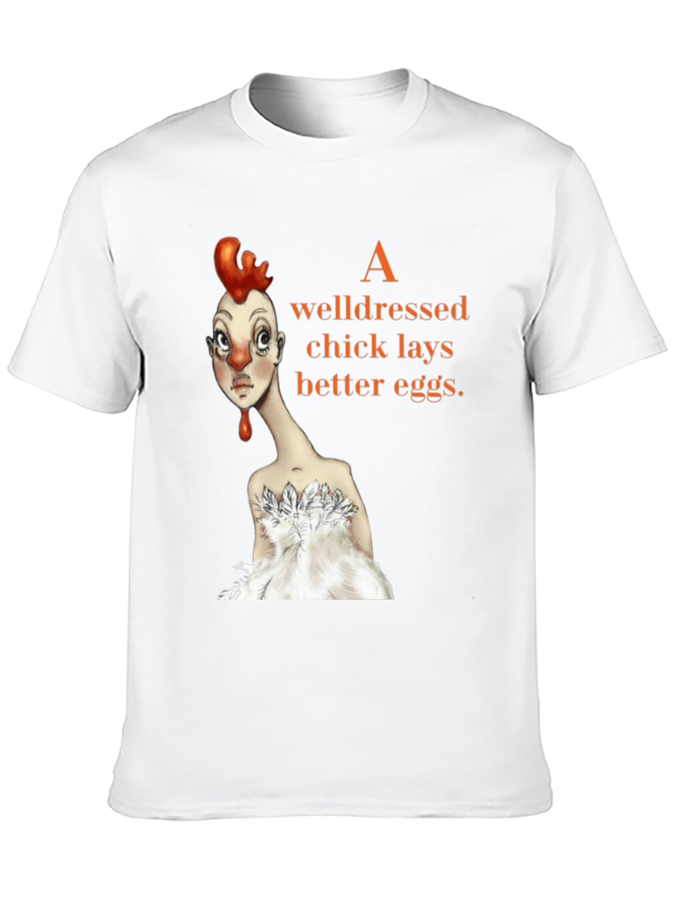 Well-Dressed Chick Graphic Tee