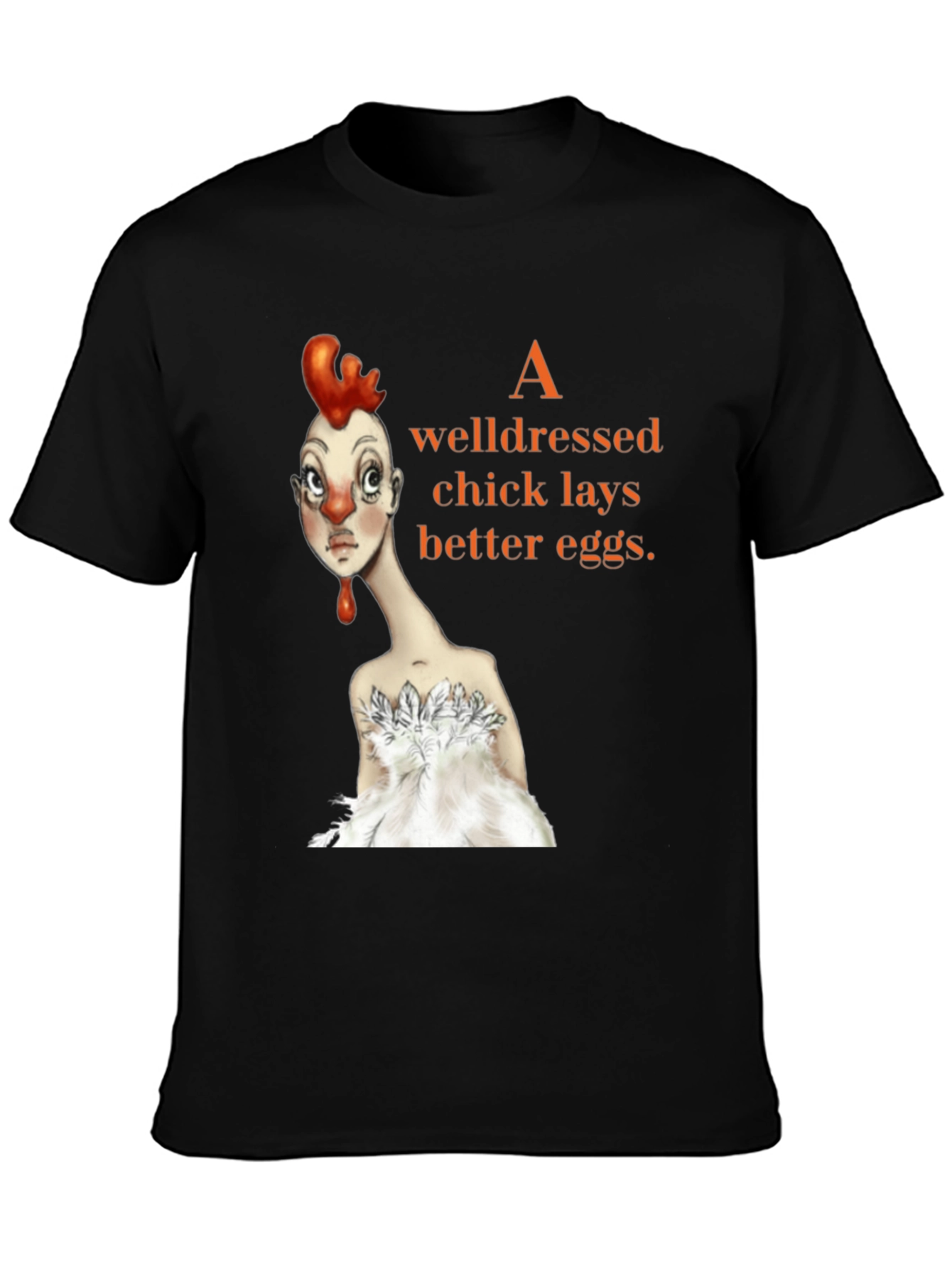 Well-Dressed Chick Graphic Tee