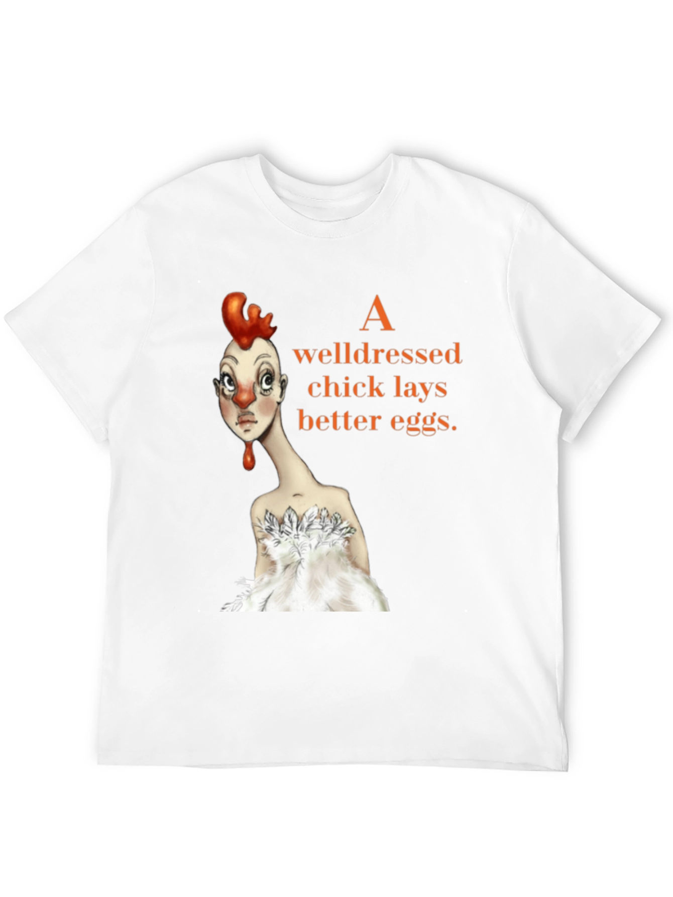 Well-Dressed Chick Graphic Tee
