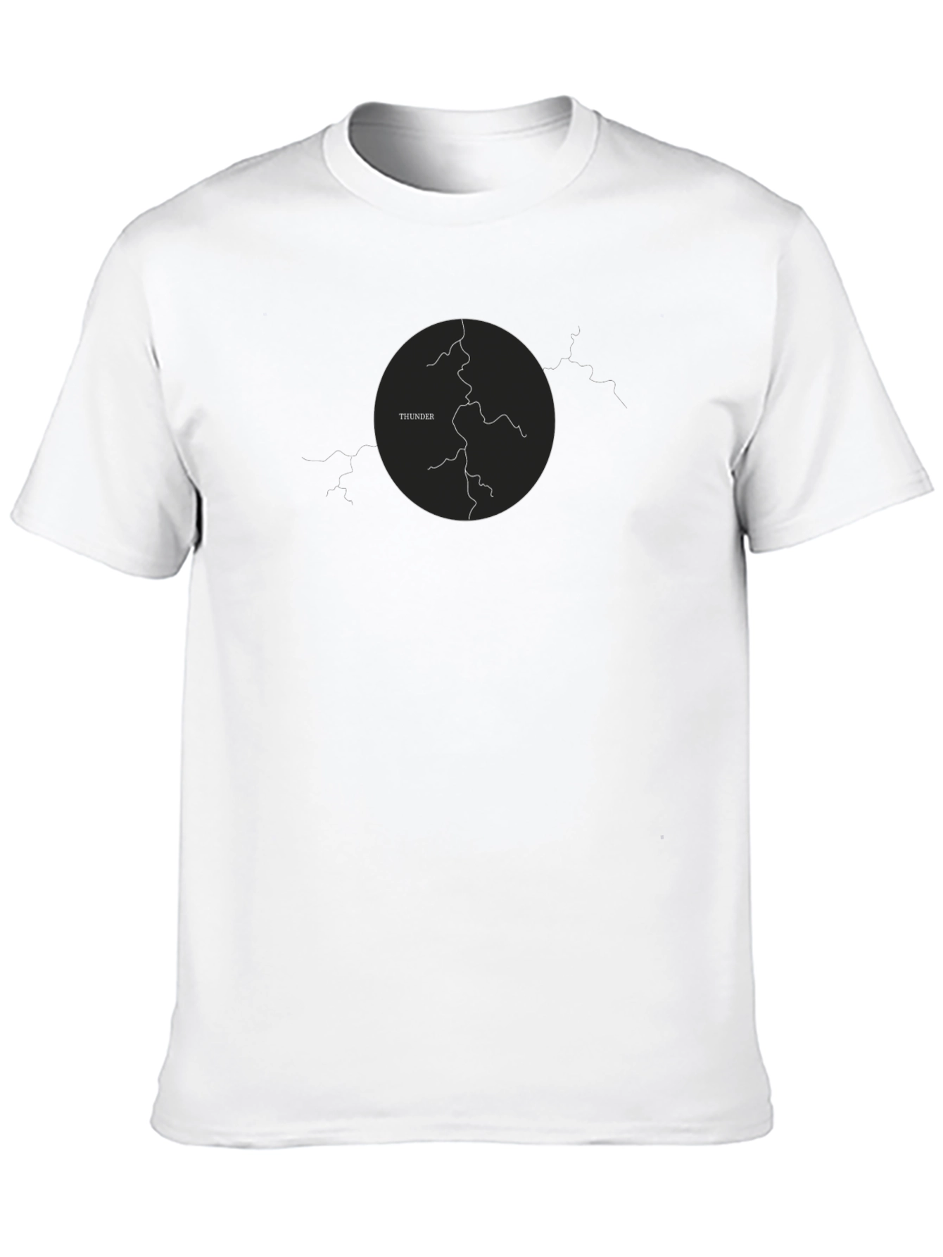 Thunder Graphic T-Shirt - Black