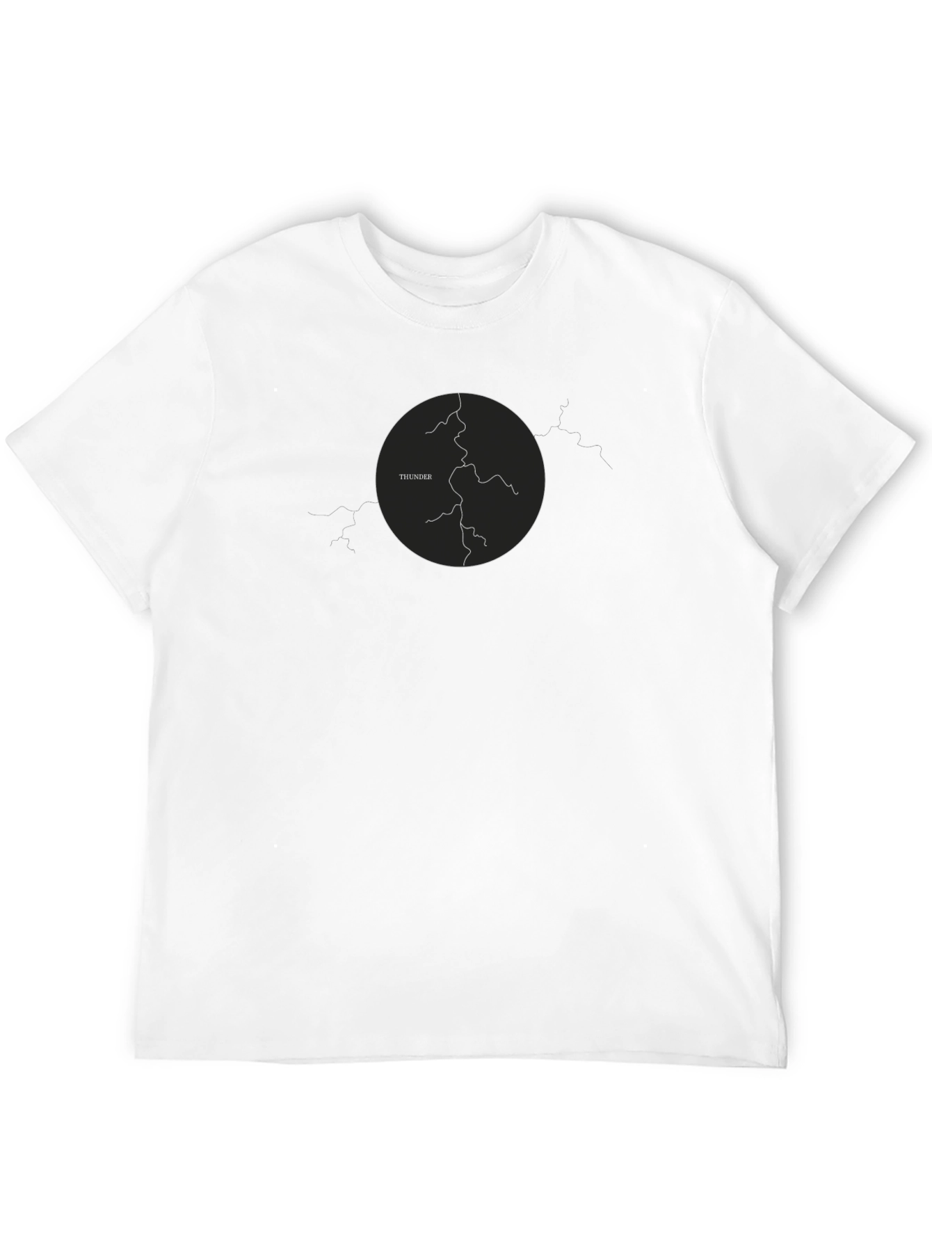 Thunder Graphic T-Shirt - Black