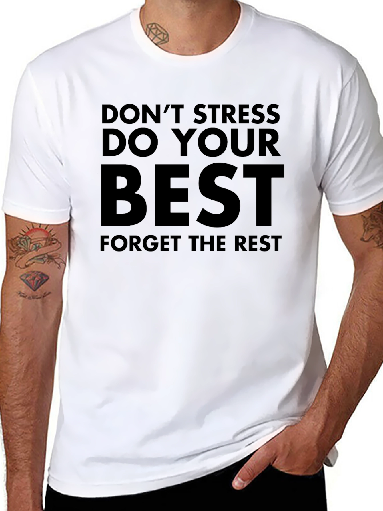 Inspirational Mens Graphic Tee - Do Your Best