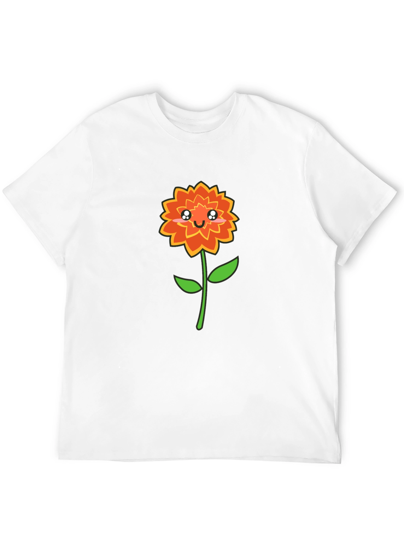 Cute Kawaii Flower Graphic T-Shirt