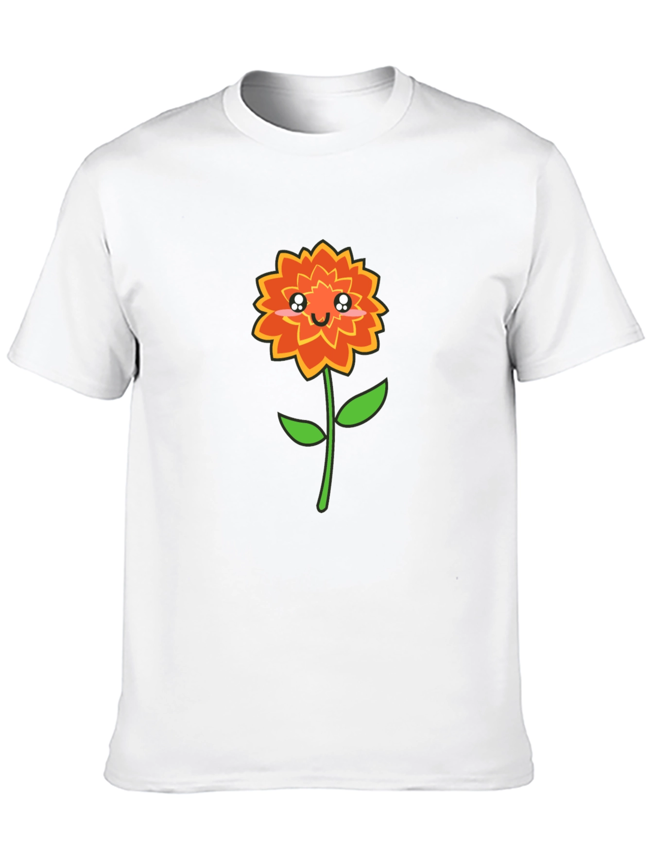 Cute Kawaii Flower Graphic T-Shirt