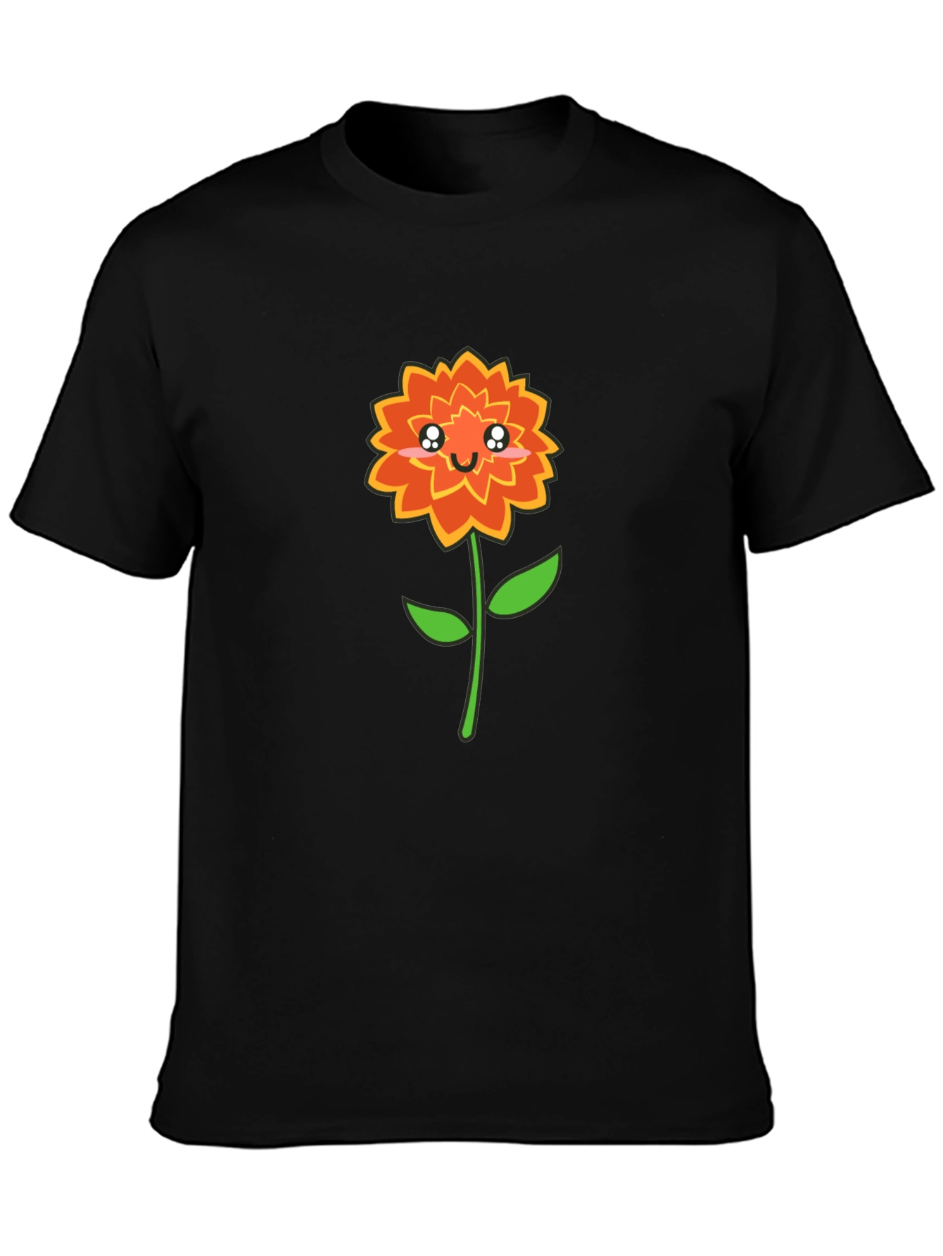 Cute Kawaii Flower Graphic T-Shirt