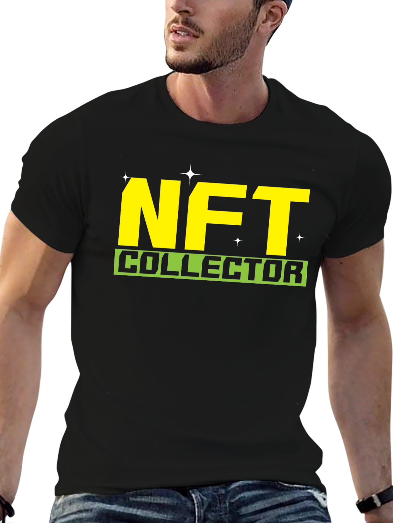 NFT Collector Graphic T-Shirt - Black