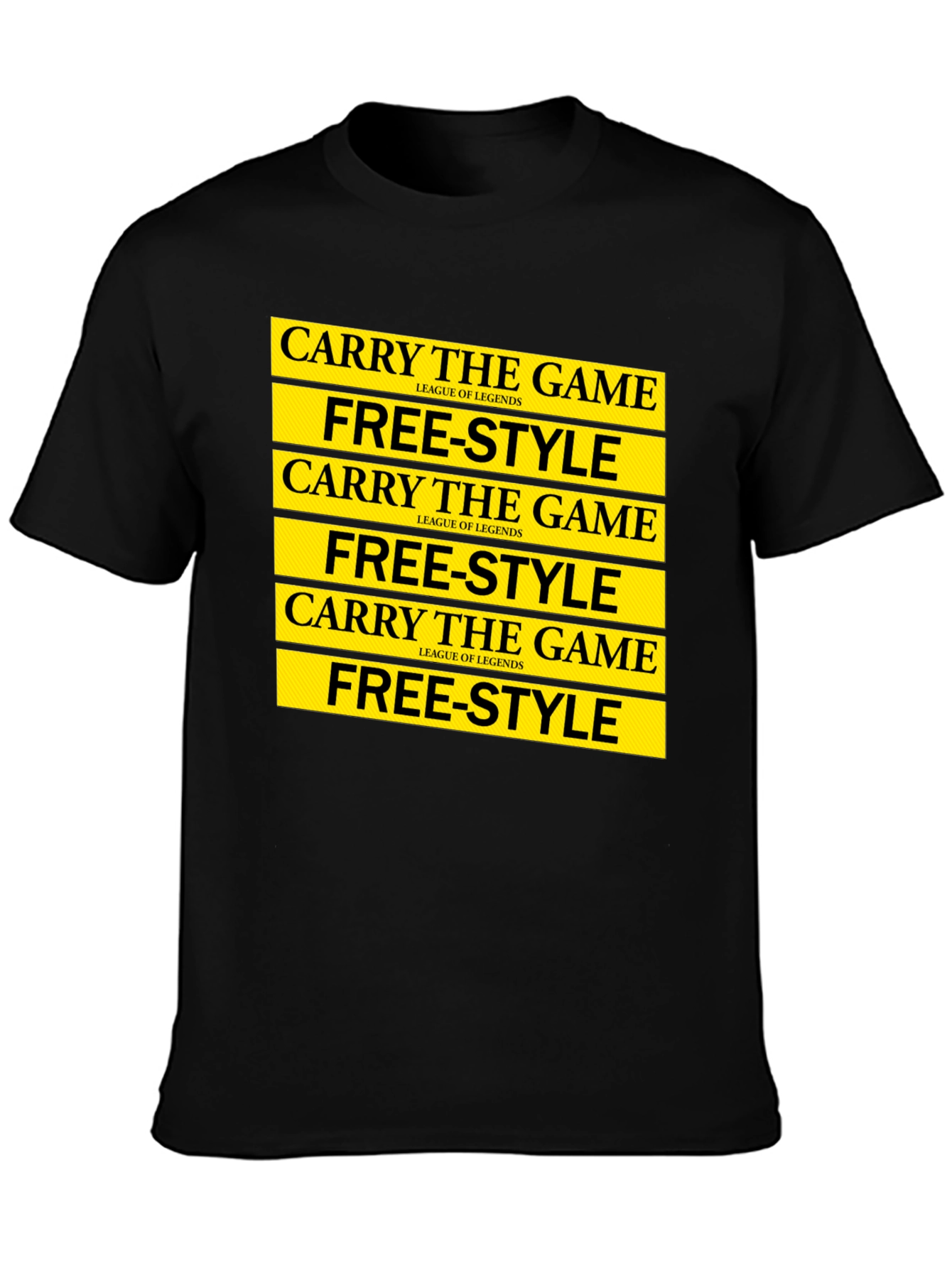 League of Legends Carry the Game Free-Style T-Shirt