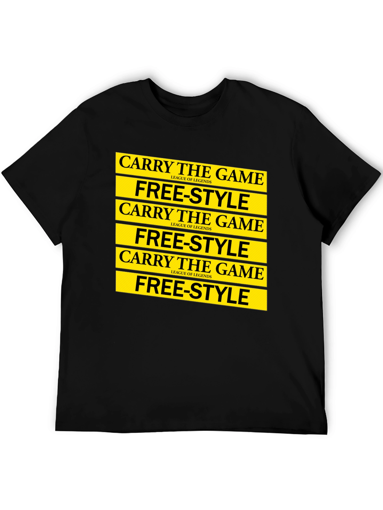 League of Legends Carry the Game Free-Style T-Shirt
