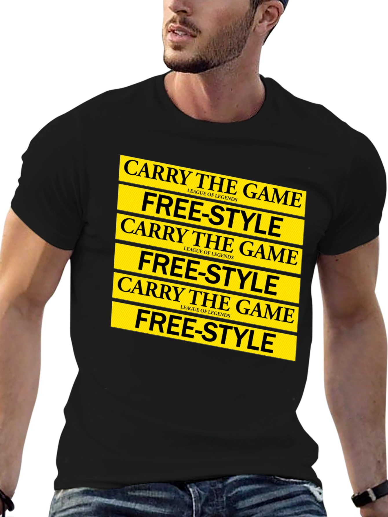 League of Legends Carry the Game Free-Style T-Shirt