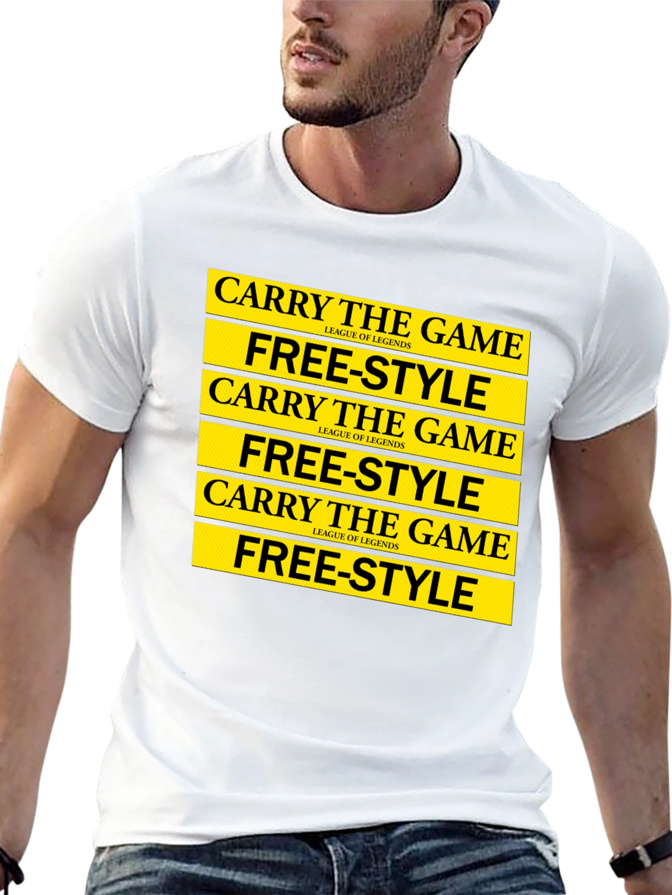League of Legends Carry the Game Free-Style T-Shirt