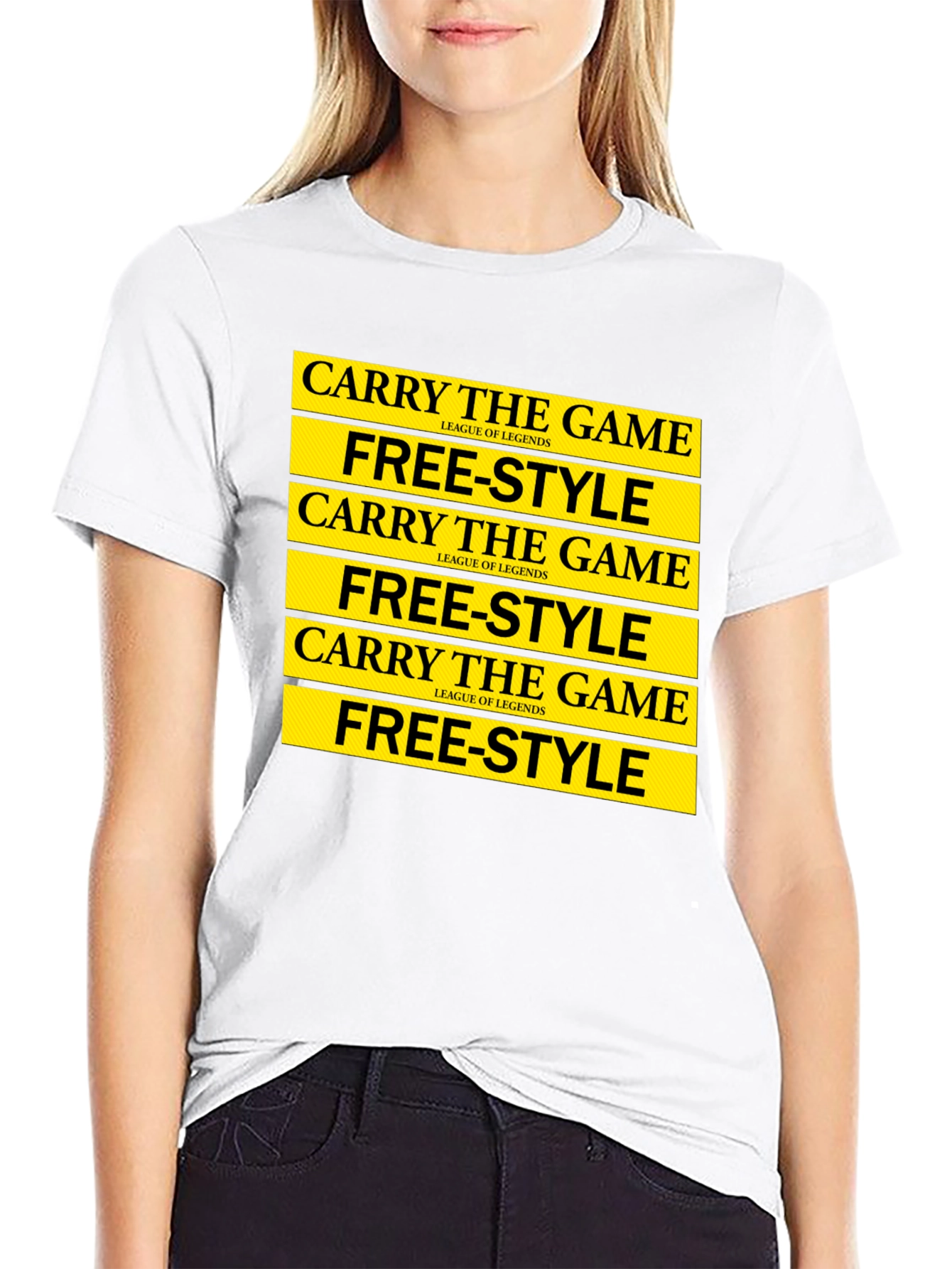 League of Legends Carry the Game Free-Style T-Shirt