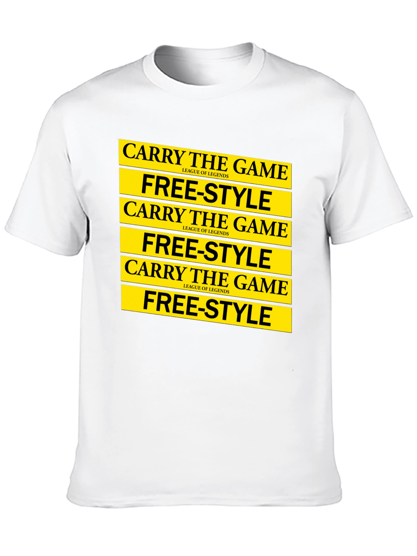 League of Legends Carry the Game Free-Style T-Shirt