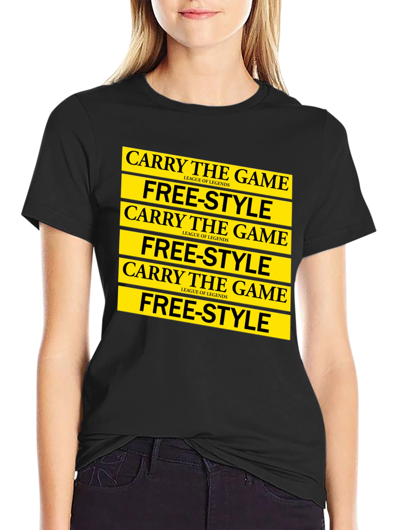 League of Legends Carry the Game Free-Style T-Shirt