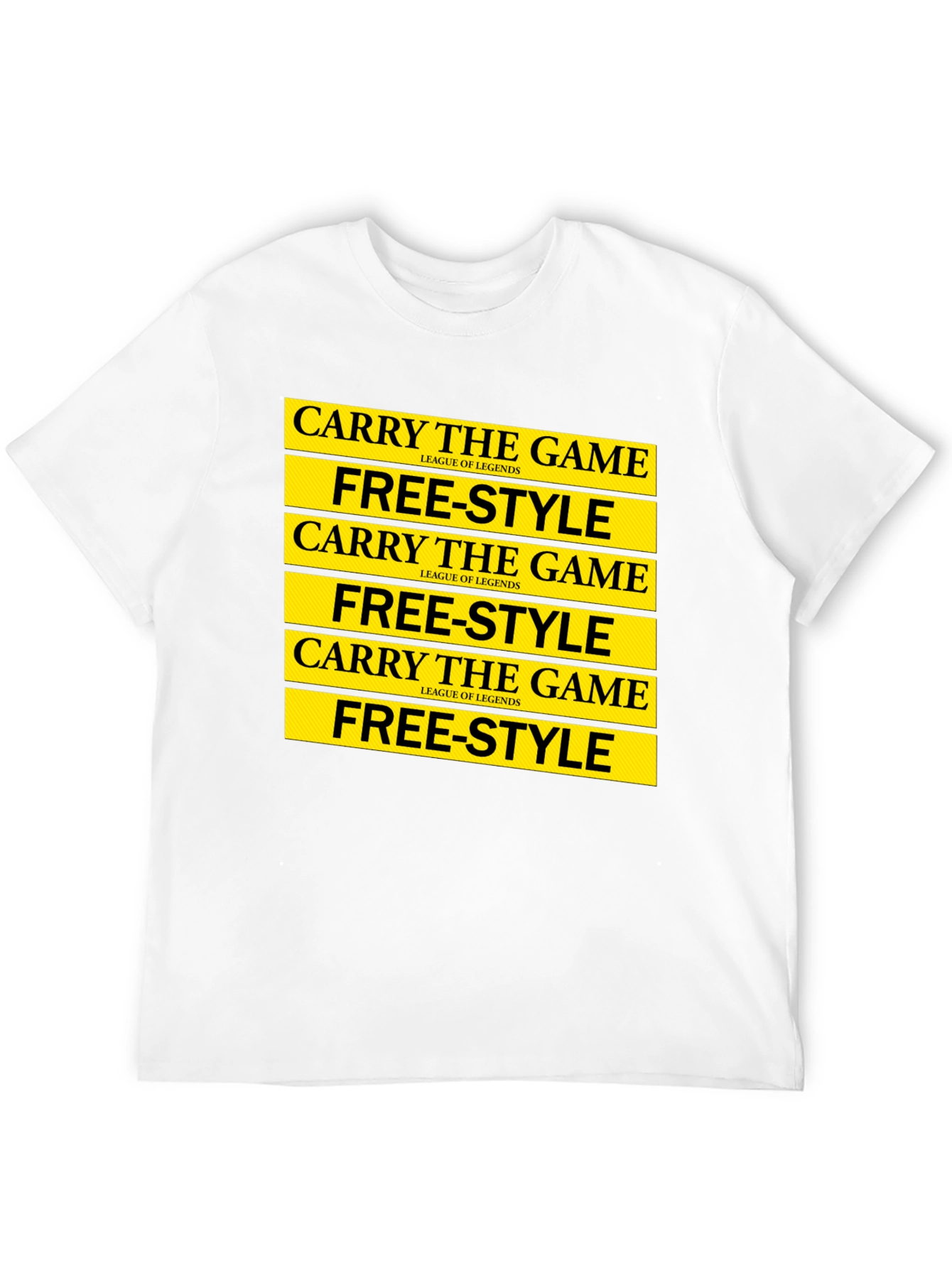 League of Legends Carry the Game Free-Style T-Shirt