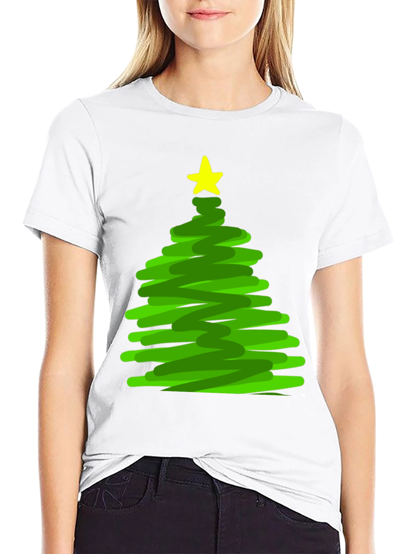 Christmas Tree Doodle T-Shirt