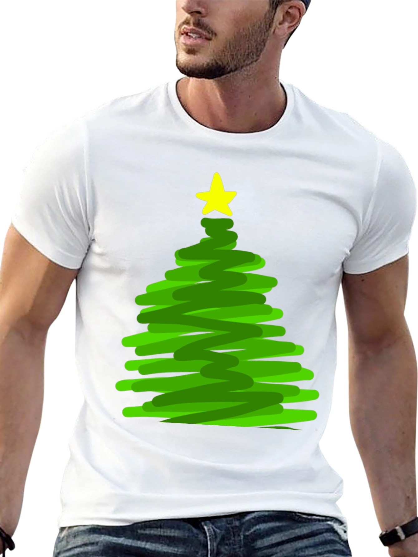 Christmas Tree Doodle T-Shirt