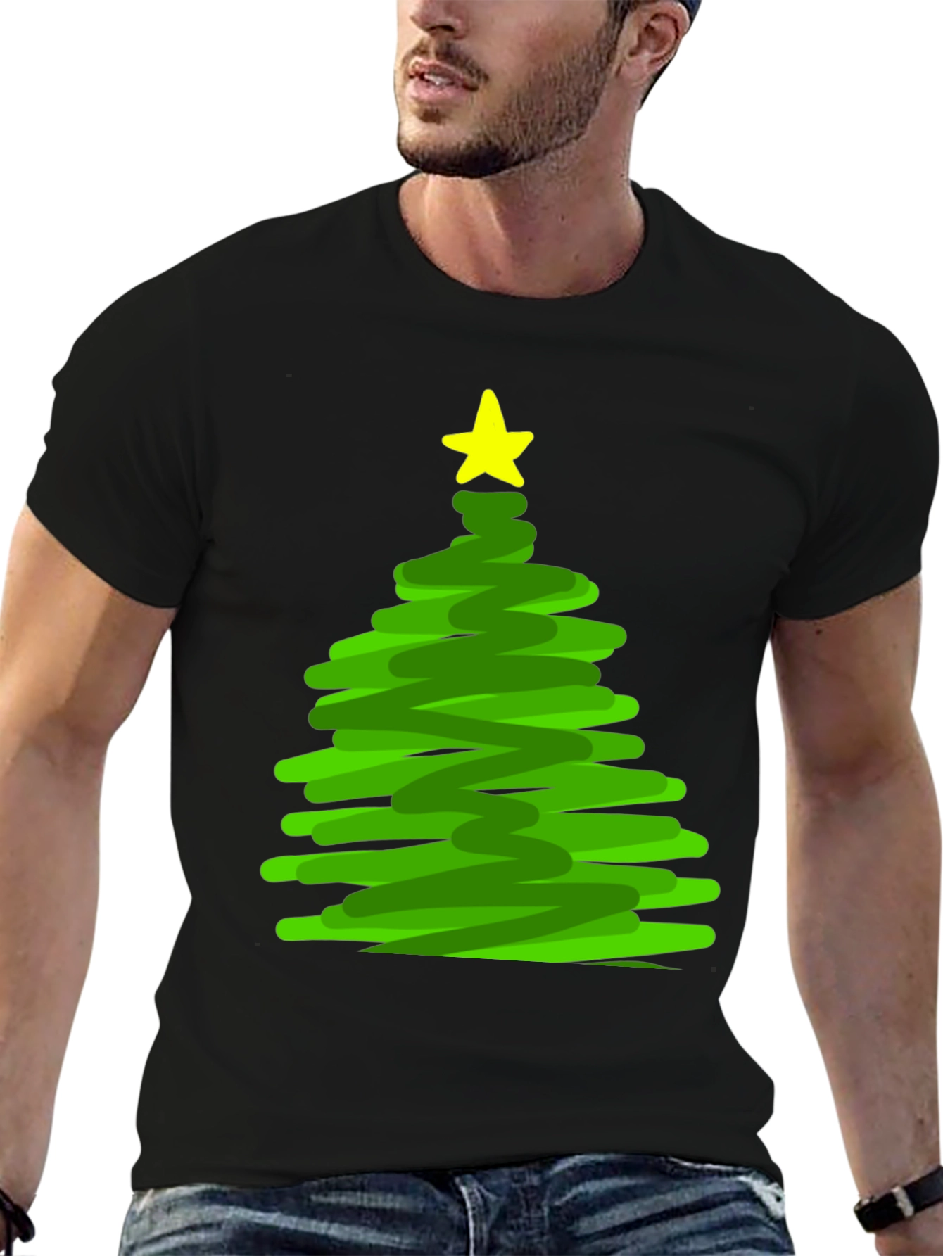 Christmas Tree Doodle T-Shirt