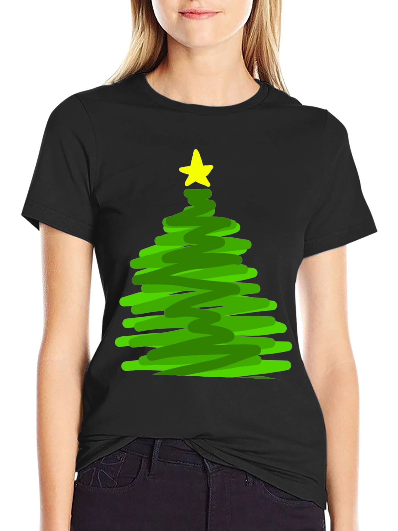 Christmas Tree Doodle T-Shirt