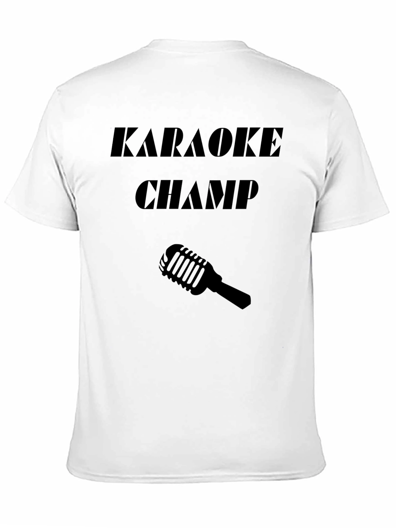 Karaoke Champ Black Graphic Tee