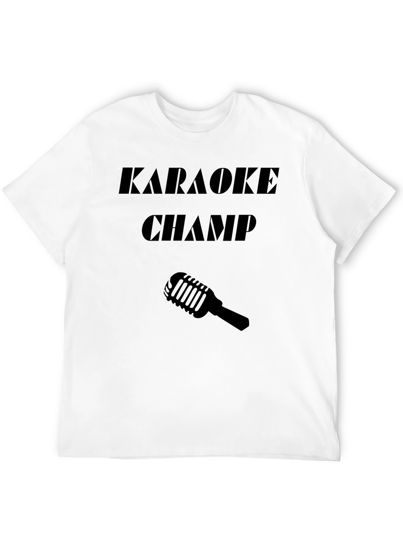 Karaoke Champ Black Graphic Tee